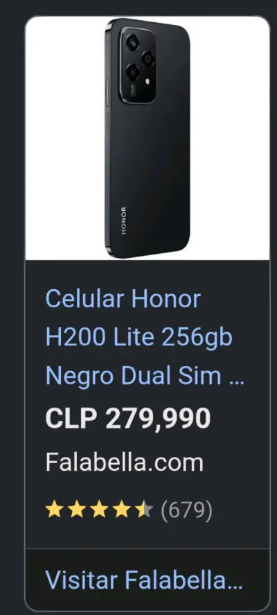 Smartphone Honor con cámara de 108MP - miniatura 4