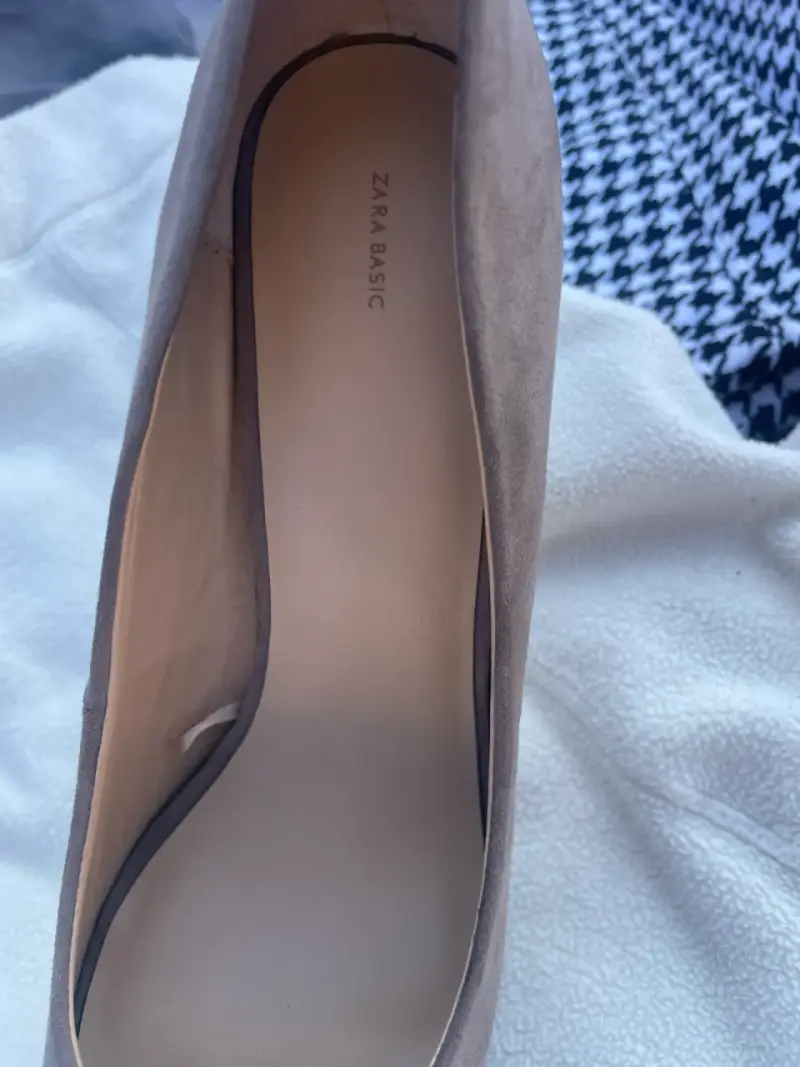 Zapatos de tacón Zara beige usados - 2