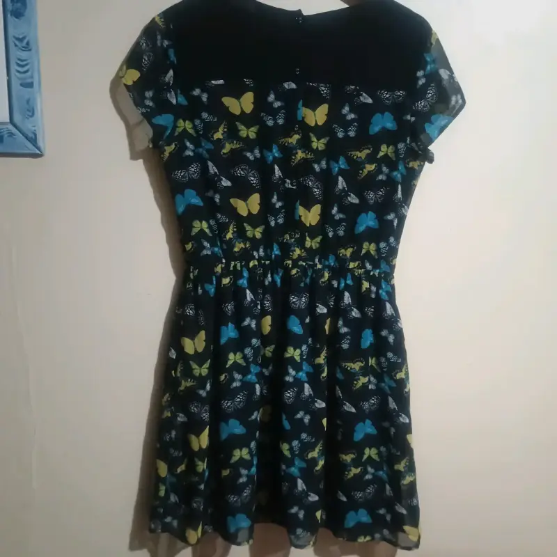 Vestido estampado de mariposas - 2