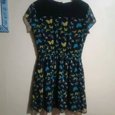 Vestido estampado de mariposas - miniatura 2