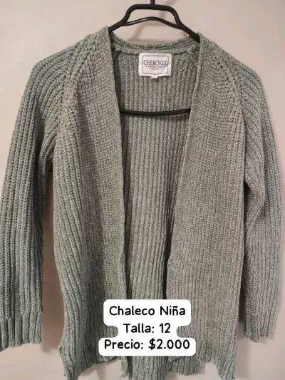 Cardigan gris Cherokee de punto - miniatura 3