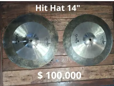 Platillos Hi-Hat 14" marca Canon - miniatura 1