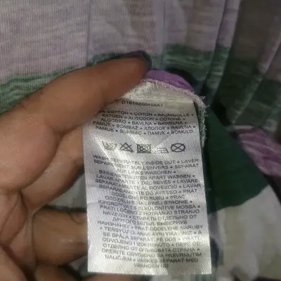 Polera de rayas con cordones - miniatura 5