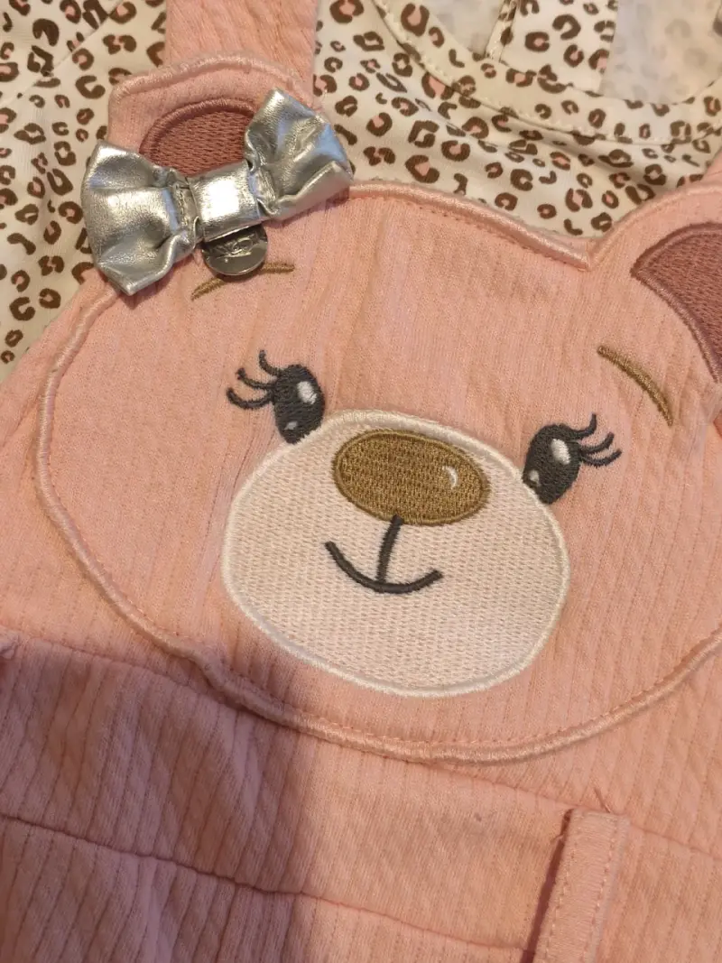 Enterito de bebé con diseño de oso - 2