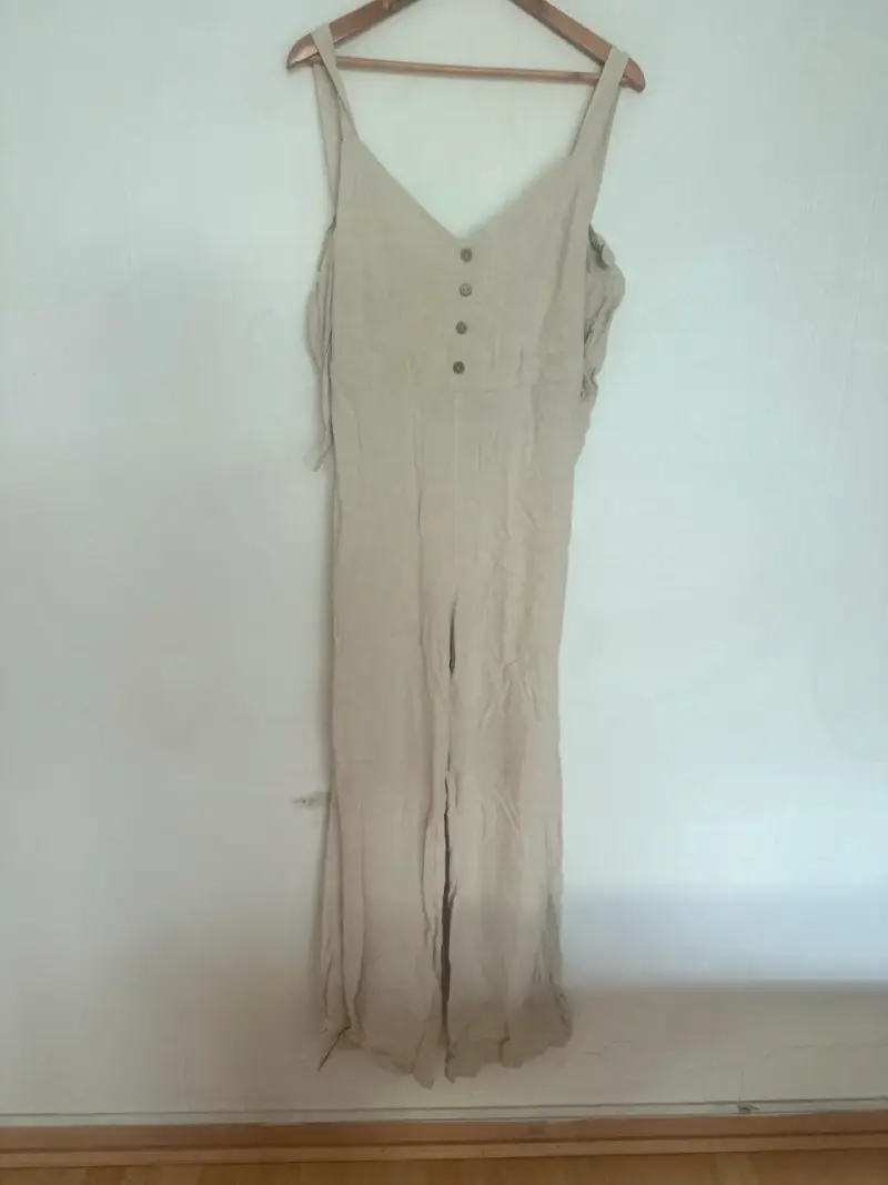 Nuevo enterito lino talla L - 3