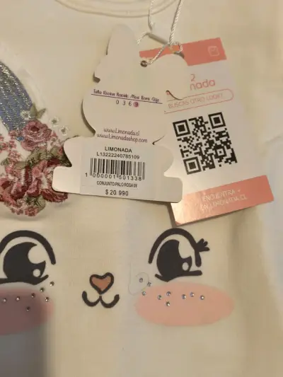 Conjunto de bebé Limónada con diseño de conejito - miniatura 4