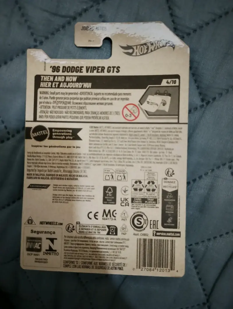 Hot Wheels Dodge Viper GTS 2025 - 2
