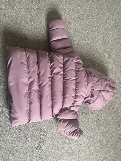 Chaqueta infantil acolchada rosa - miniatura 4