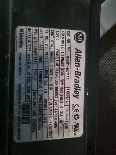 Motor servo Allen-Bradley Kinetix 460V - miniatura 4