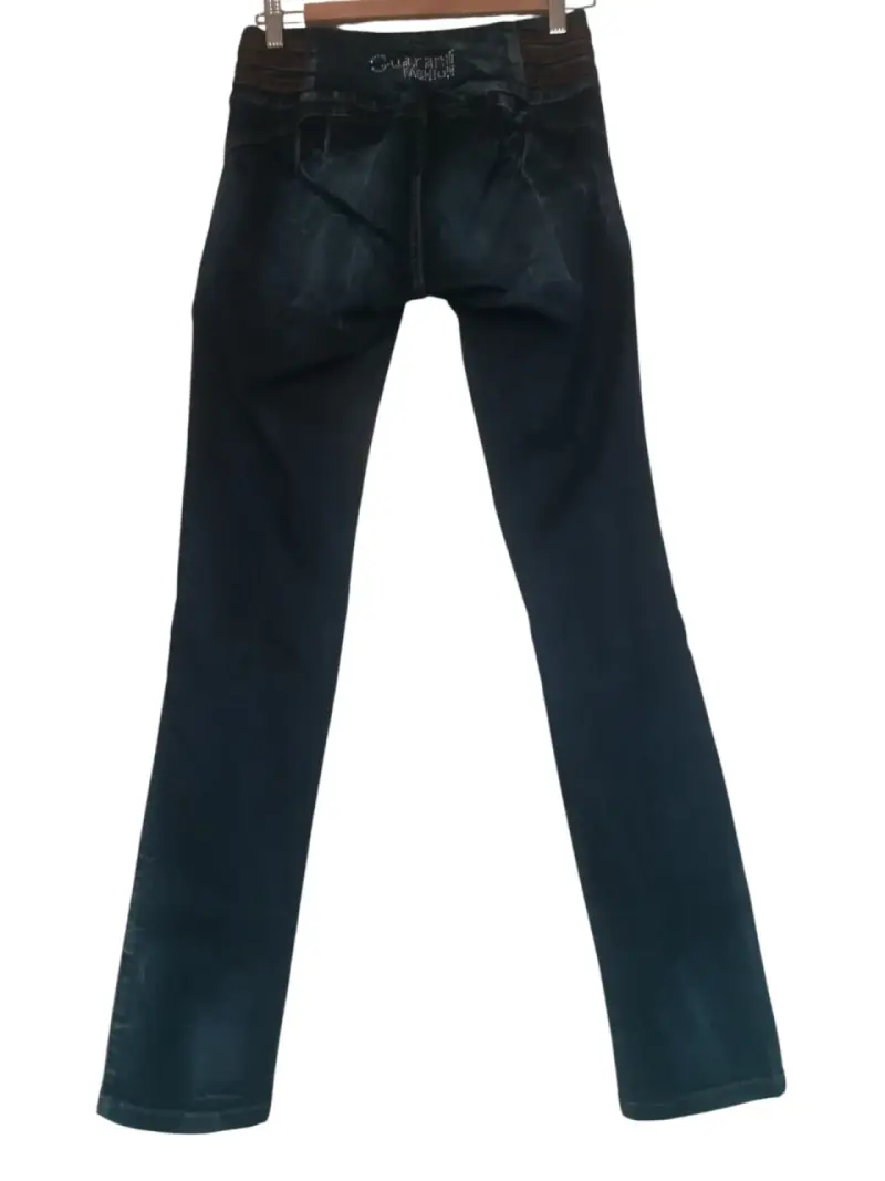 Jeans azul oscuro de medio - 2