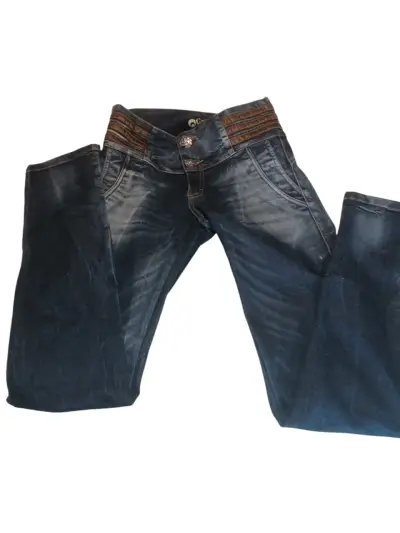 Jeans azul oscuro de medio - miniatura 3
