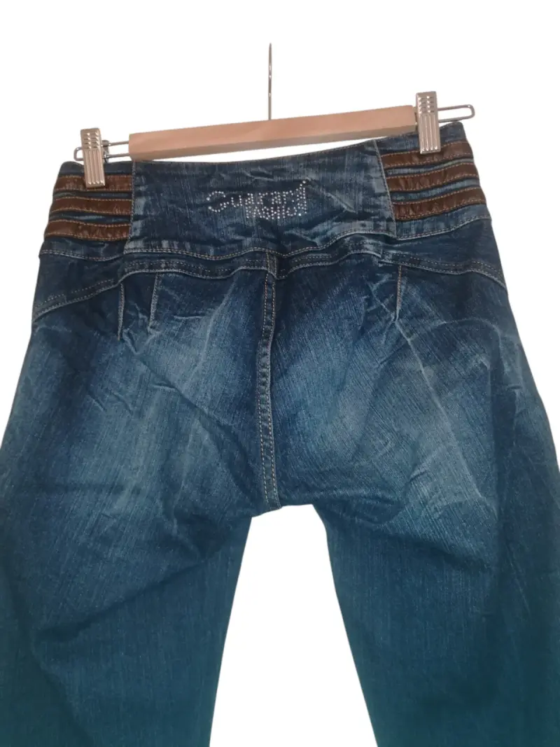 Jeans azul oscuro de medio - 5