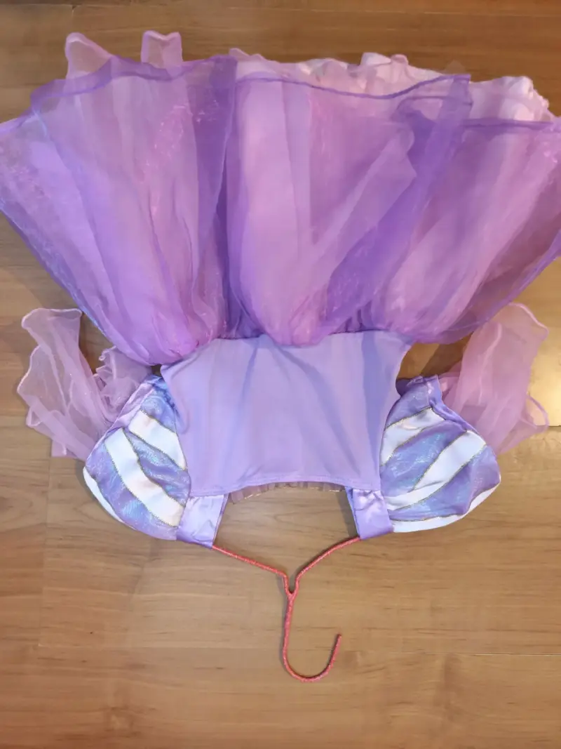 Disfraz de princesa morado para niña - 2