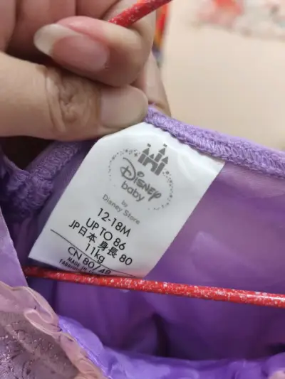 Disfraz de princesa morado para niña - miniatura 4