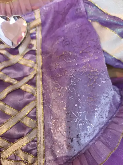 Disfraz de princesa morado para niña - miniatura 5