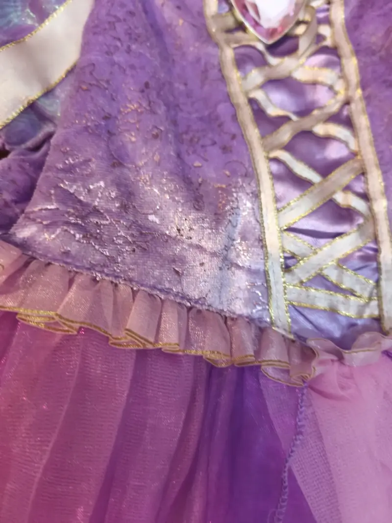Disfraz de princesa morado para niña - 6