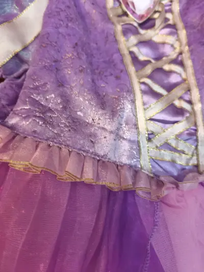 Disfraz de princesa morado para niña - miniatura 6
