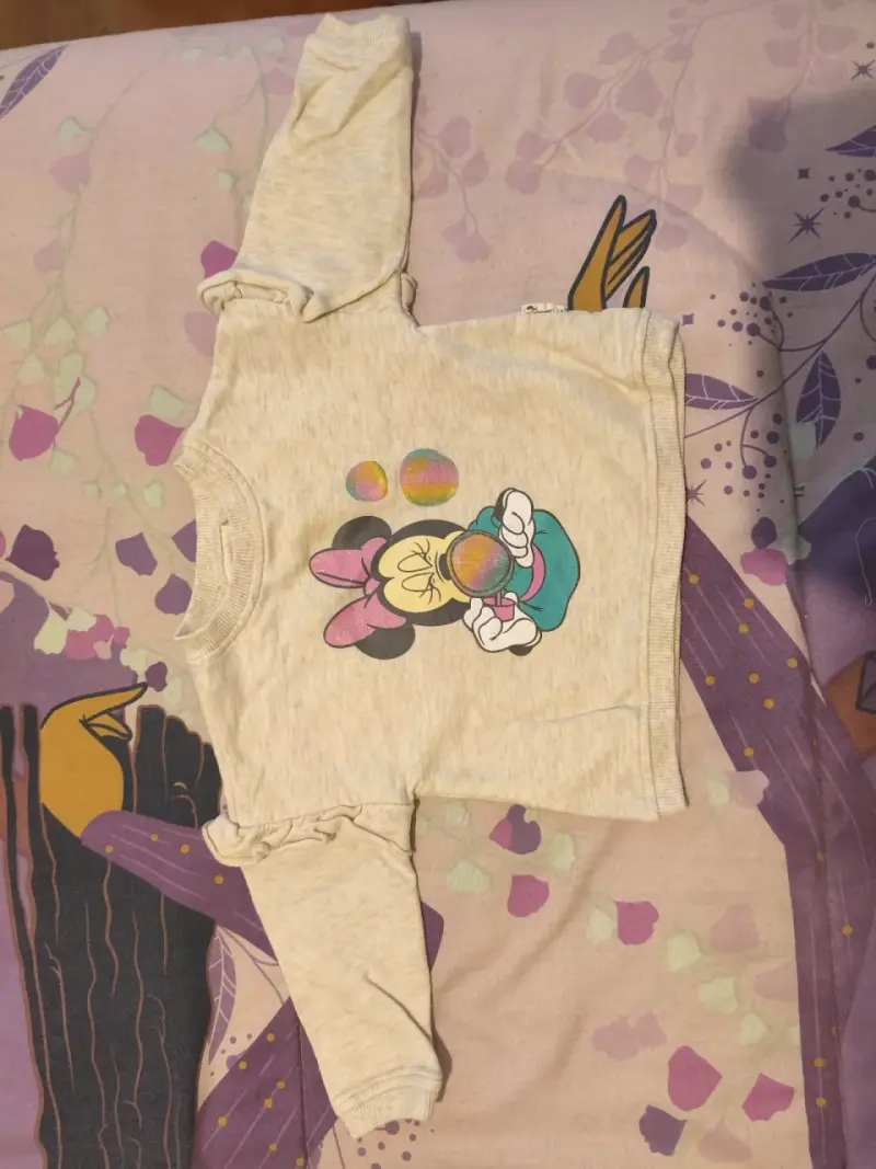 Poleron infantil Minnie Mouse beige - 1