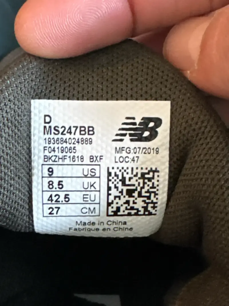 Zapatillas New Balance 247 verde talla 9 US - 4