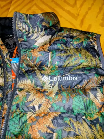 Chaqueta Columbia con diseño de hojas - miniatura 1