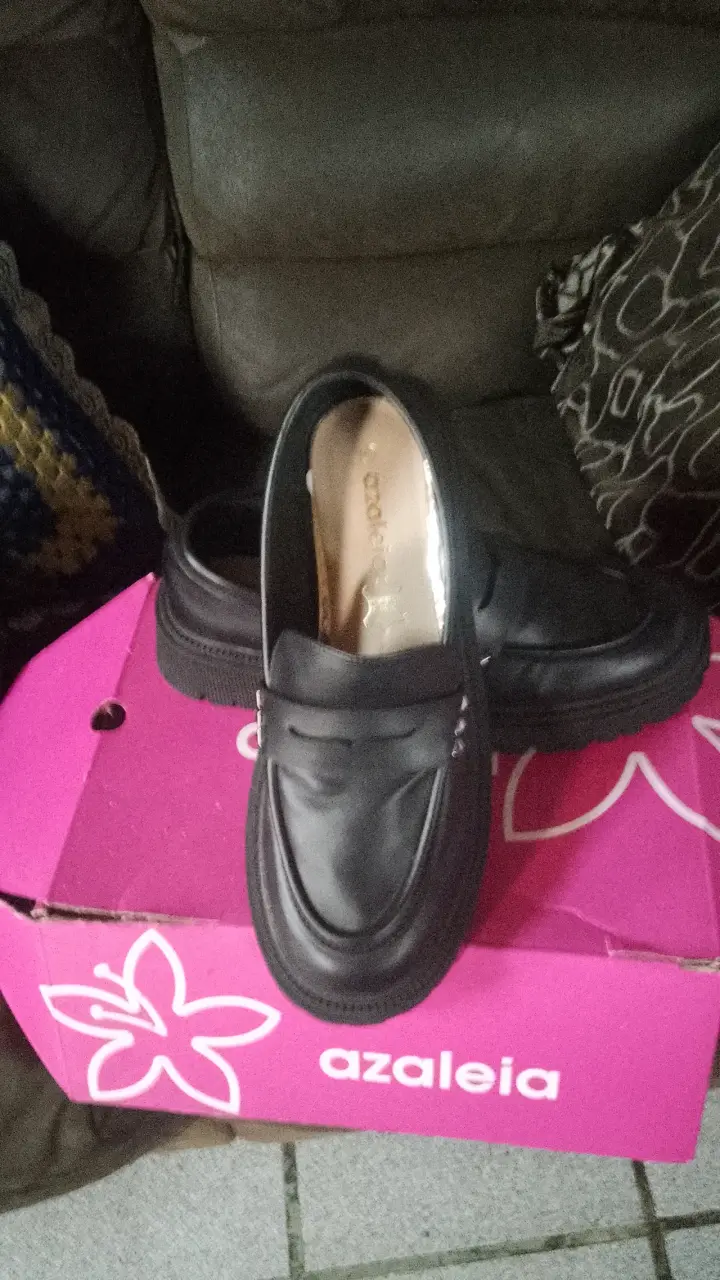 Zapatos mocasines negros Azaleia - 2