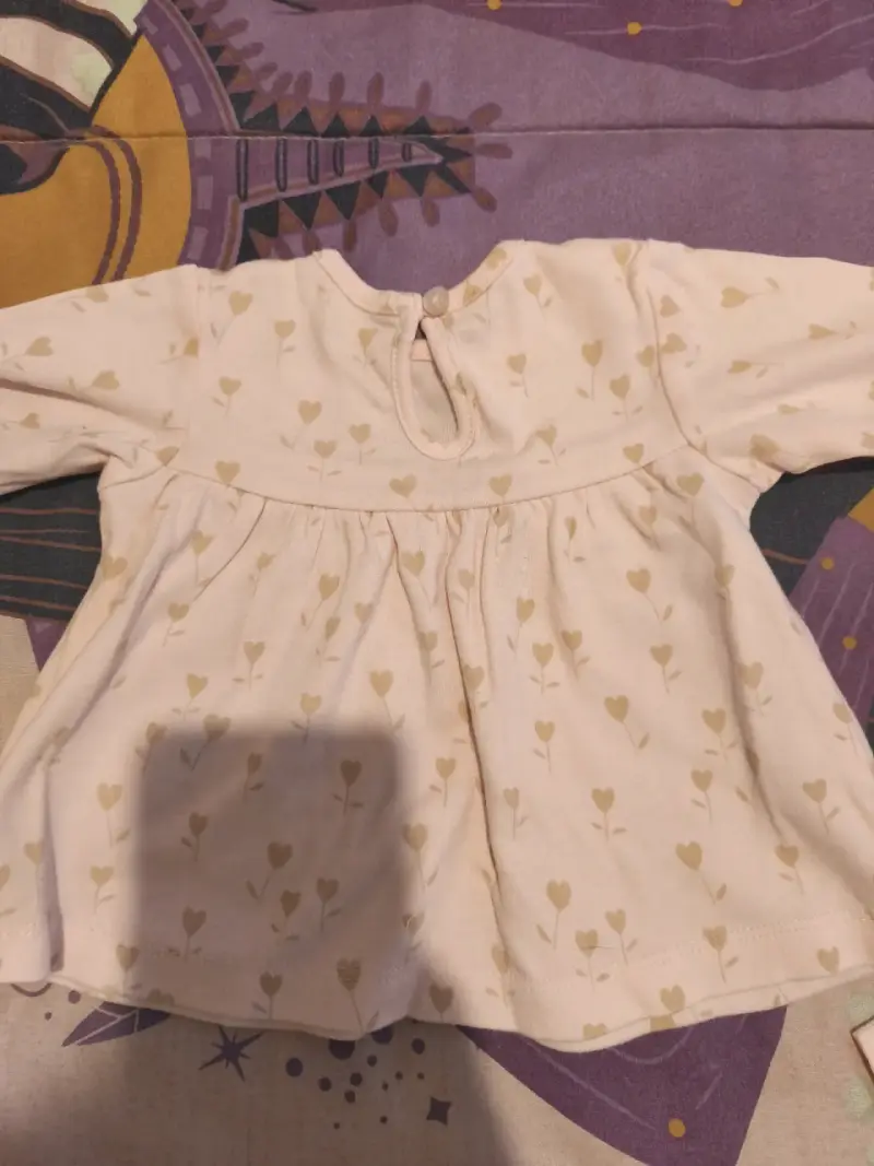 Conjunto de ropa para bebé rosado - 3