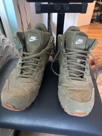 Zapatillas Nike verdes de lona talla 10 US - miniatura 1