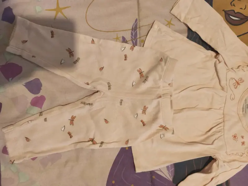 Pijama infantil con estampado de insectos - 3