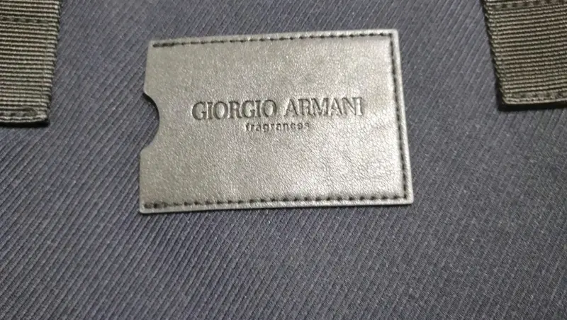 Bolso grande azul armani - 2