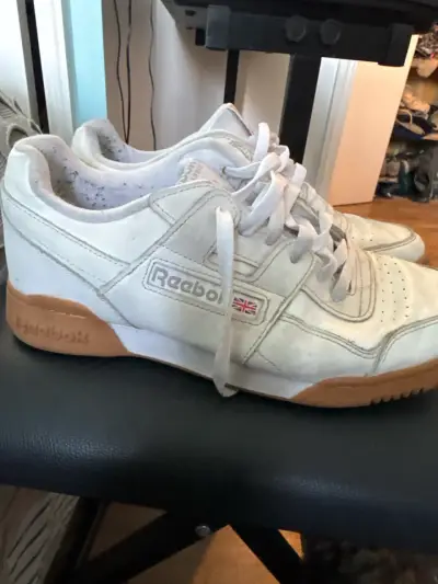 Zapatillas Reebok Classic blancas usadas - miniatura 2