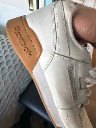 Zapatillas Reebok Classic blancas usadas - miniatura 3
