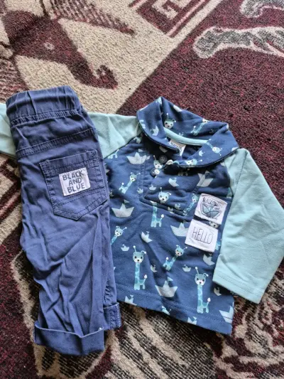 Conjunto infantil Black and Blue - miniatura 1