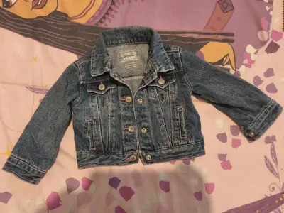 Chaqueta de mezclilla para niña - miniatura 1