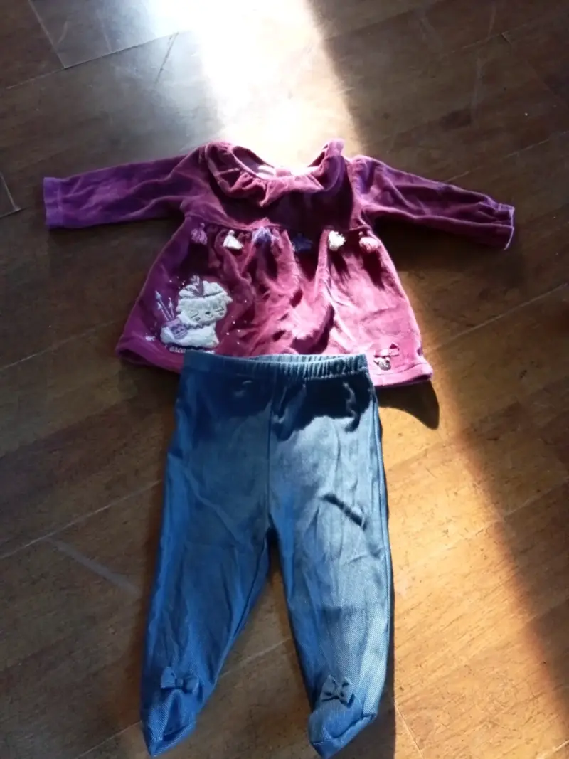 Conjunto de bebé con capucha leer descripción - 6
