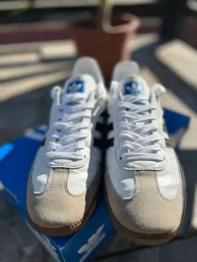 Zapatillas Adidas Samba Vegan blancas - miniatura 2