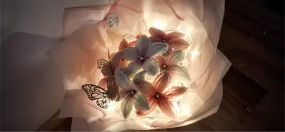 Ramo eterno con luces - miniatura 1