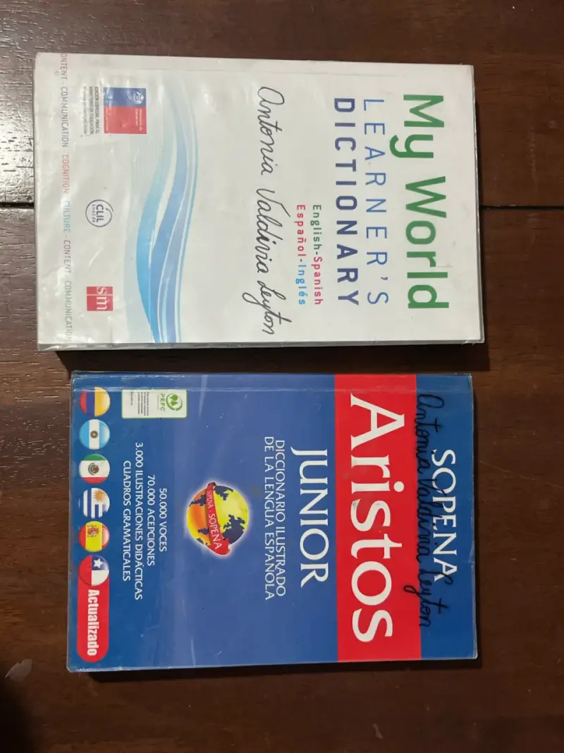 Set de diccionarios inglés-español y español