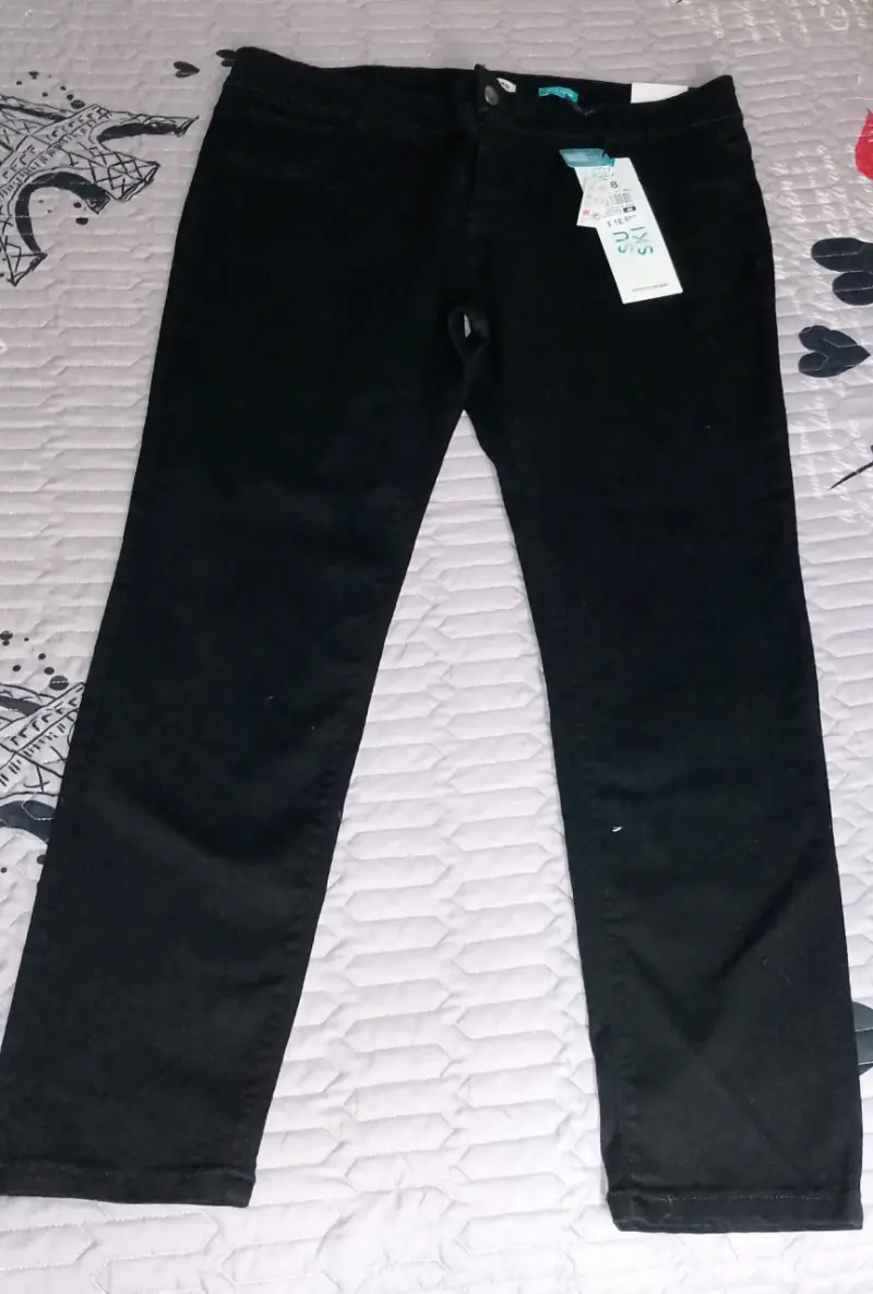 Jeans negros super skinny Opposite - 2