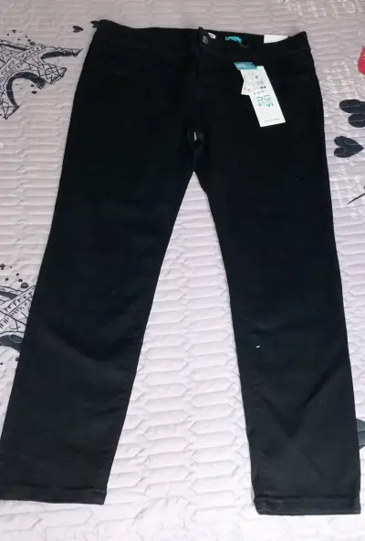 Jeans negros super skinny Opposite - miniatura 2