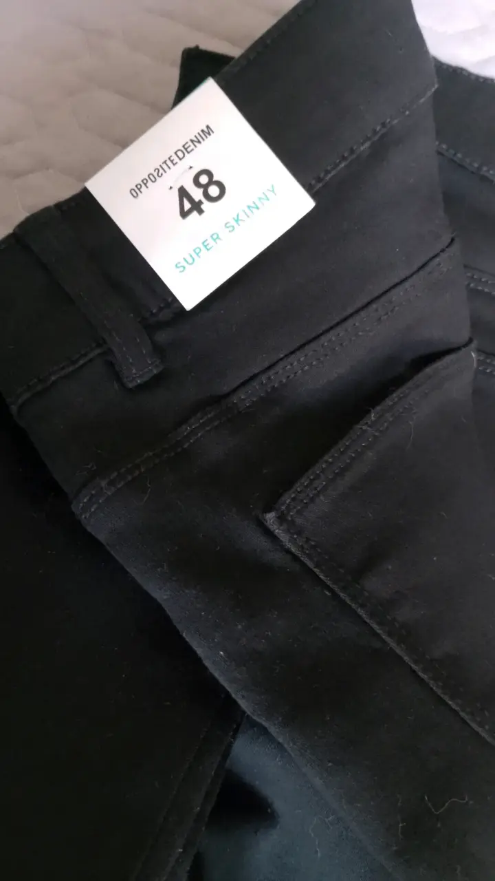Jeans negros super skinny Opposite - 3