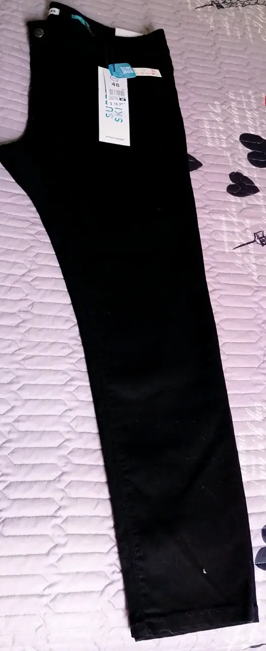 Jeans negros super skinny Opposite - 4