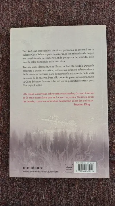Libro 'La Casa Infernal' de Richard Matheson - miniatura 2