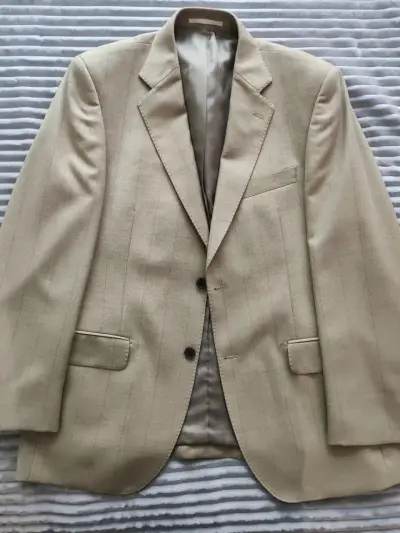 Blazer beige de hombre sin uso - miniatura 1