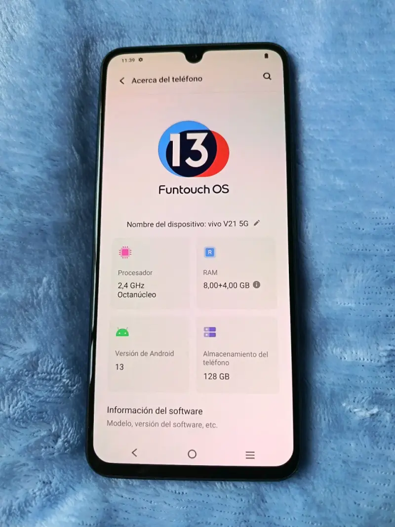 Celular VIVO V21 5G 5G - 6