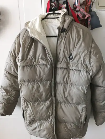 Chaqueta acolchada beige marca Lost - miniatura 3