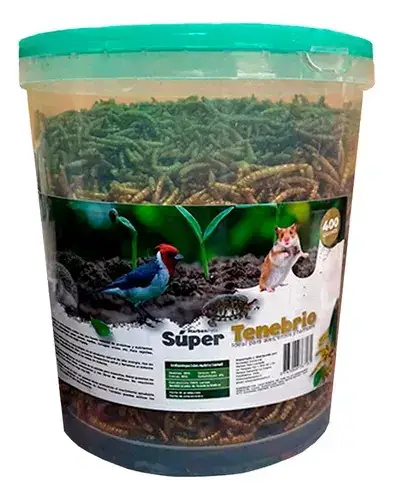 Larvas de Tenebrio para mascotas 400g - miniatura 1