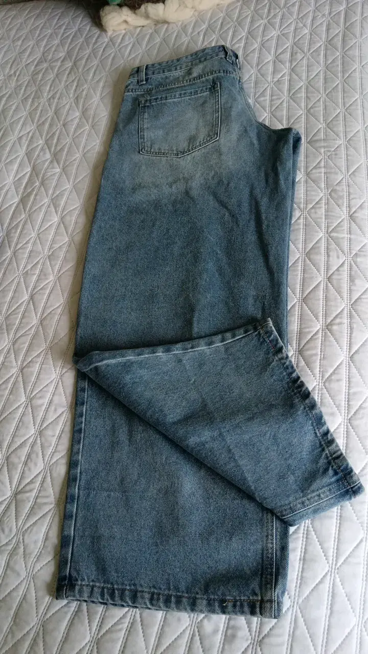 Jeans de mezclilla azul clásico - 2