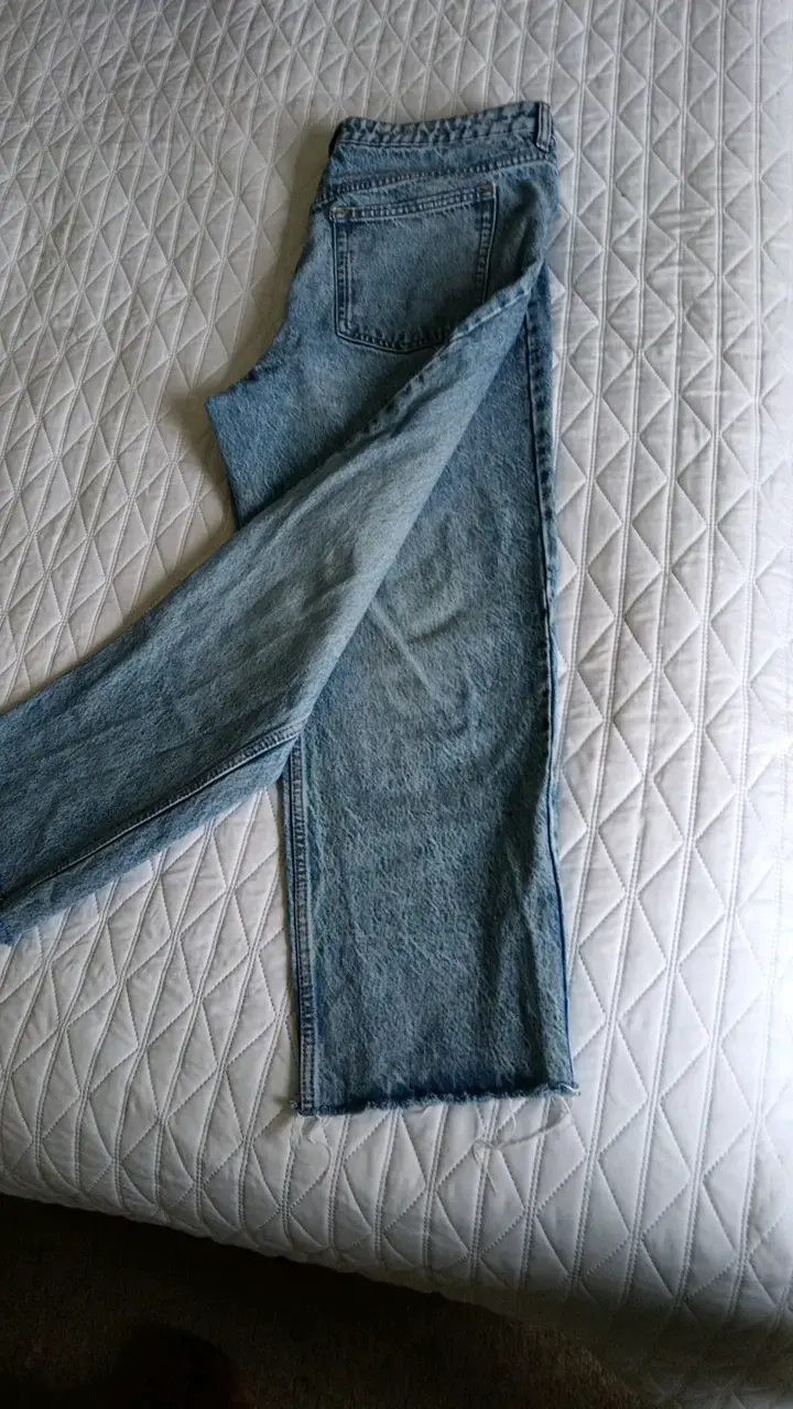 Jeans de mezclilla azul clásico - 4
