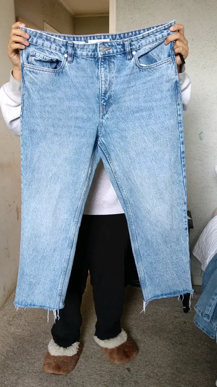 Jeans de mezclilla azul clásico - 6