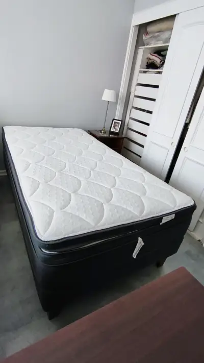 Cama 1.5 plazas Drimkip Eurotop + topper - miniatura 1